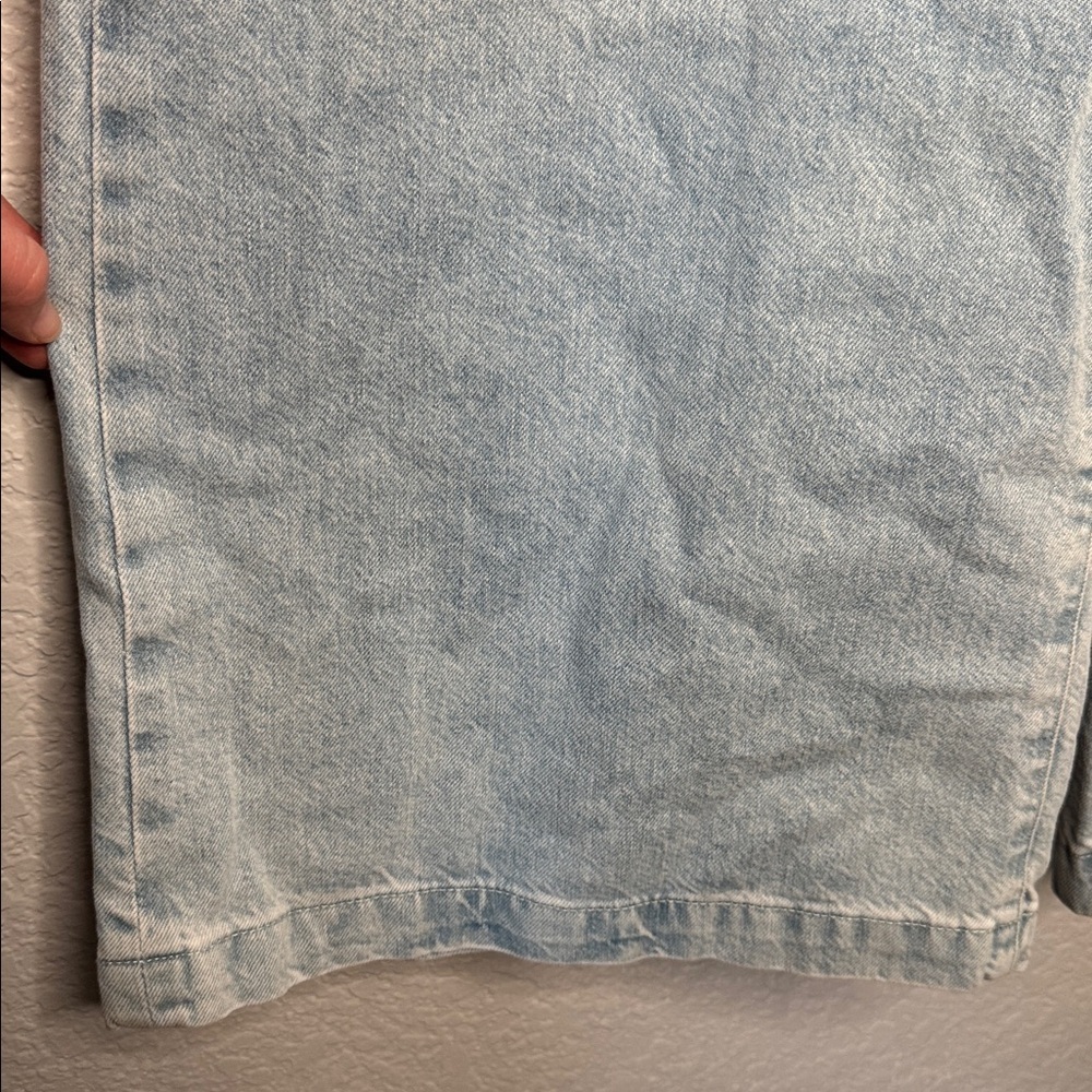 NWT AG Stella Low Slung Palazzo Jeans Light Wash Wide Leg 32 - Picture 4 of 8